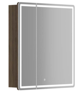 Шкаф-зеркало Sancos Mirror 70 / 80 / 90 / 100 дуб чарльстон, 69х74, дуб чарльстон