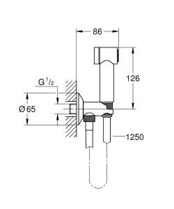 Гигиеническая лейка Grohe Sena Trigger Spray 35