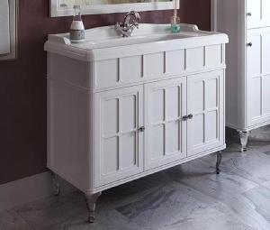 Тумба под умывальник Caprigo Borgo 100 33424-B231 / 120 33425-B231, 100, белый матовый