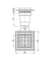 Душевой трап AlcaPlast APV13