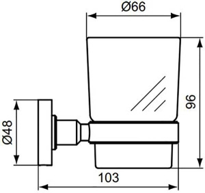 Стакан Ideal Standard IOM A9120AA