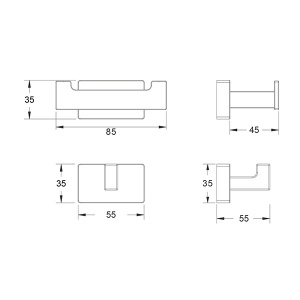 Крючок Shevanik SG5621C двойной