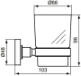 Стакан Ideal Standard IOM A9120AA