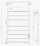 Полотенцесушитель Ganzer GZ958050-R электрический
