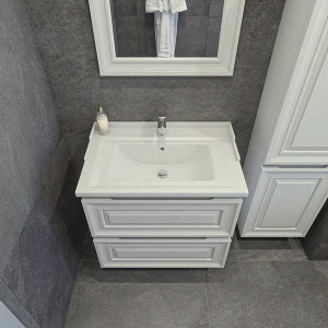 Тумба под умывальник Caprigo Ponza 70 13520-B231 / 90 13523-B231, 70, белый матовый