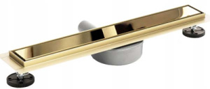 Душевой трап Rea Pure Neo Pro L Gold Mirror 50 / 60 / 70 / 80 / 90 / 100, 50 см