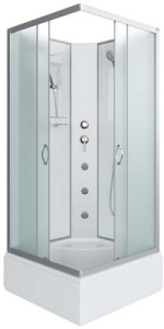 Душевая кабина Niagara Classic NG-1108-14BKG, 90х90, матовый