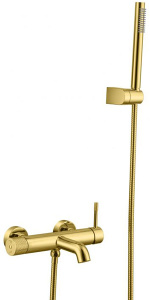 Смеситель для ванны Boheme Uno 463-G Gold / 463-MG Matt Gold, золото матовое