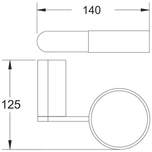 Стакан Rose RG1712