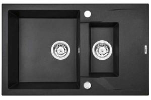 Кухонная мойка Deante Andante ZQN-1513 / ZQN-2513 / ZQN-7513 / ZQN-A513 / ZQN-G513 / ZQN-S513, 78х49/алебастр