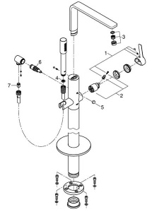 Смеситель для ванны Grohe Lineare 23792001 / 23792DC1, хром