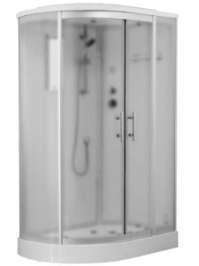 Душевая кабина Timo Standart T-6602 Silver Fabric, 120х85, матовый