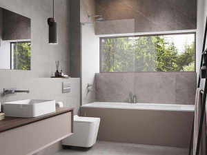 Душевая шторка на ванну Radaway Modo SL Brushed Nickel PNJ II прозрачный