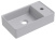 Умывальник Wellsee WC Area 321806000 / 321809000, 41х23 R, серый матовый