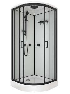Душевая кабина Triton Прайм-Блэк М3, 90х90, прозрачный