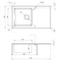 Кухонная мойка Deante Pallas ZSP-0X2C