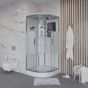Душевая кабина Niagara NG-3012-01, 120х120, прозрачный с матовой вставкой