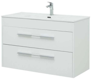 Тумба под умывальник Aquanet Августа 60 / 80 / 100, 100, белый глянец