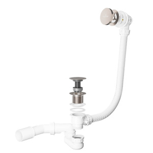 Сифон для ванны Roxen R70C-BN Click-Clack с функцией верхней очистки