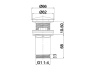Донный клапан Whitecross A706GM