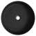 Умывальник Wellsee Coax 323505000 / 323508000 / 323511000, 36х36, черный матовый