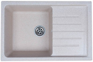 Кухонная мойка Granrus GR-750, 75х50, песочный