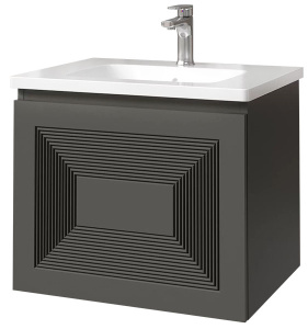 Тумба под умывальник Caprigo Modo Quarta 60 35711-SF019 / 80 35713-SF019 / 100 35715-SF019, 100, серый матовый