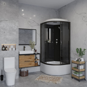 Душевая кабина Niagara NG-6508-14, 90х90, тонированный
