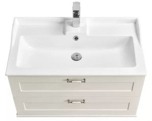 Тумба под умывальник Акватон Леон 65 1A187001LBPS0 / 80 1A186301LBPS0 дуб белый, 80, дуб белый