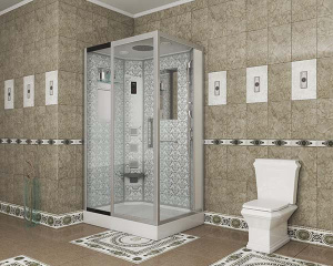 Душевая кабина Niagara NG-7711WL / NG-7711WR, 120х90 L, прозрачный