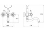 Смеситель для ванны Ganzer GZ09035-D