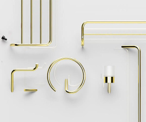 Полка Deante Silia Gold ADI Z531