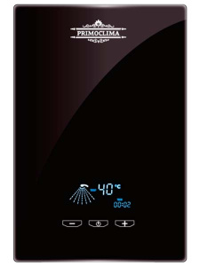 Проточный водонагреватель Primoclima Vita 8.5 кВт черный, 8.5 кВт
