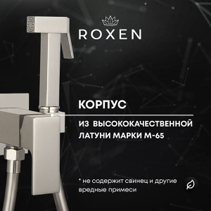 Смеситель встраиваемый Roxen Caspia 50096000-BN с гигиеническим душем