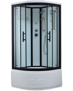 Душевая кабина Timo Standart Т-6690 Black, 90х90, прозрачный