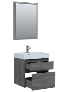 Комплект мебели Aquanet Nova Lite 60 / 75 / 85 / 100 2 ящика дуб рошелье, 60, дуб рошелье