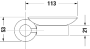 Мыльница Duravit D-Code 0099171000 / 0099181000