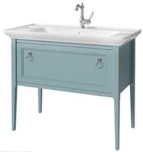 Тумба под умывальник Caprigo Jersey 75 34311-SF015 / 85 34312-SF015 / 105 34314-SF015, 105, голубой глянцевый