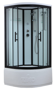 Душевая кабина Timo Standart T-6600 B, 100х100, прозрачный