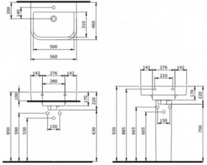 Умывальник Bocchi Vessel Basin 1175-061-0126