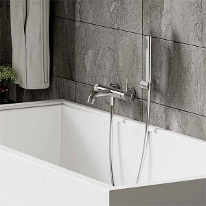 Смеситель для ванны Vieir V403531 / V403531N, сатин