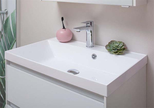 Комплект мебели Aquanet Гласс 60 / 70 Classica, 60, белый глянец