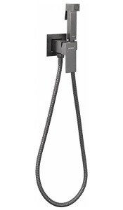 Смеситель встраиваемый Hansberge H3077BG с гигиеническим душем