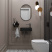 Умывальник Wellsee WC Area 321805000 / 321808000, 41х23 R, черный матовый