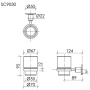 Стакан Sancos Base SC9030BG