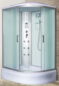 Душевая кабина River Dunay 24 МТ асимметричная, 110х80, матовый