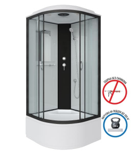 Душевая кабина Niagara NG-6707-14 / NG-6708-14 / NG-6709-14, 100х100, прозрачный