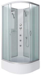 Душевая кабина Niagara Classic NG-3301-14BKG / NG-3302-14BKG, 100х100, матовый