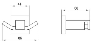 Крючок Timo Selene 10012/00