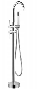 Смеситель для ванны Rea Ortis Chrome REA-B1011 / Ortis Black REA-B0232 / Ortis L Gold REA-B7430, черный